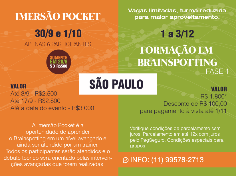Agenda de Cursos em São Paulo